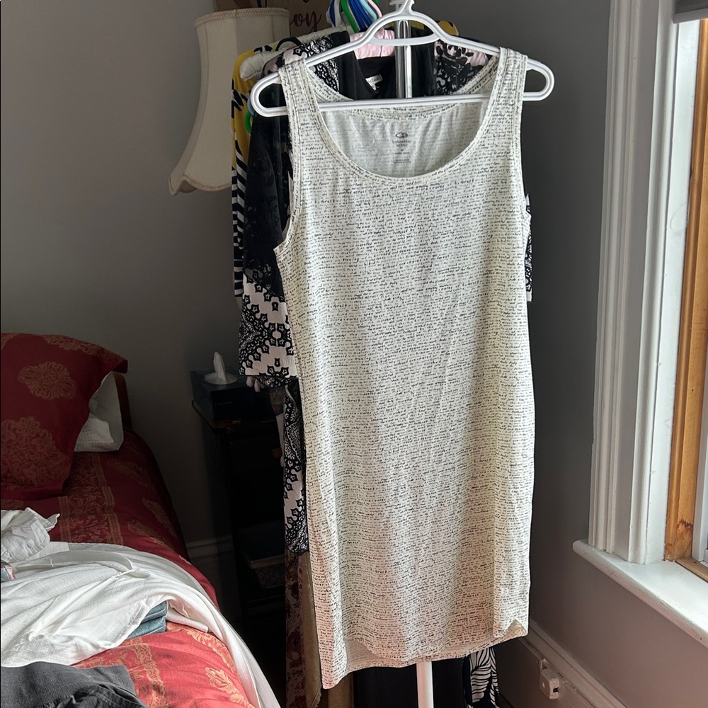 Sleeveless merino travel dress